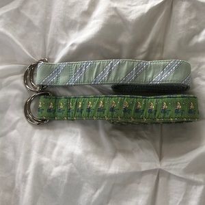 2 Vineyard Vines Belts. Rope and Mermaids. Size M